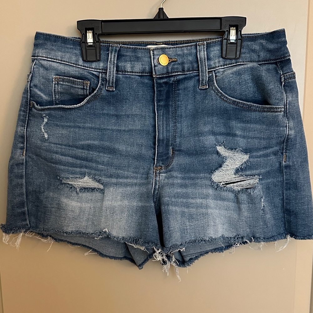 Universal Thread High Rise Midi Jean Shorts 8